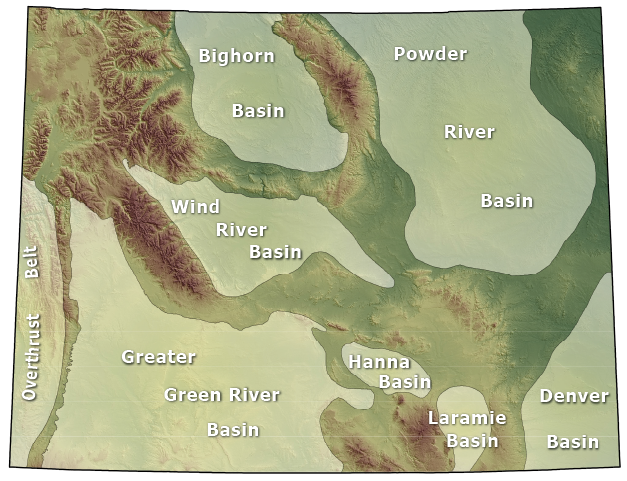 Wyoming's oil & gas basins